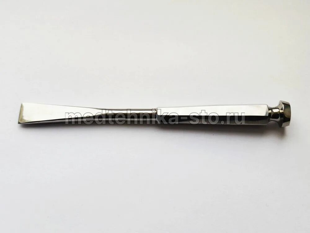 Долото хирургическое с 6-ти гранной ручкой с двухсторонней заточкой, 20 мм